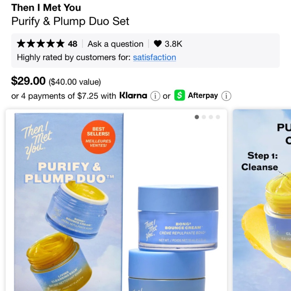 Then I Met You Purify & Plump Duo Set